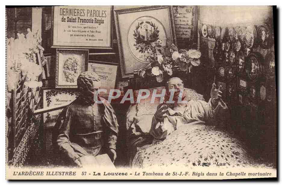 CPA La Louvesc Le Tombeau de St JF Regis dans la chapelle mortuaire