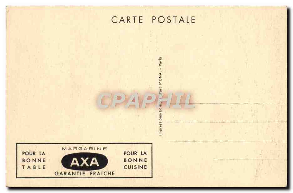 CPA Versailles Le Chateau — Verso