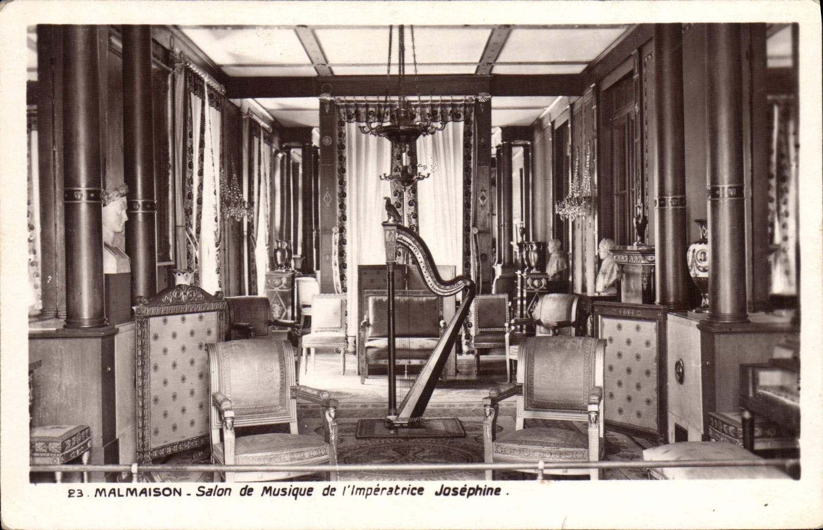 CPA Malmaison Salon De Musique De I'Imperatrice Josephine