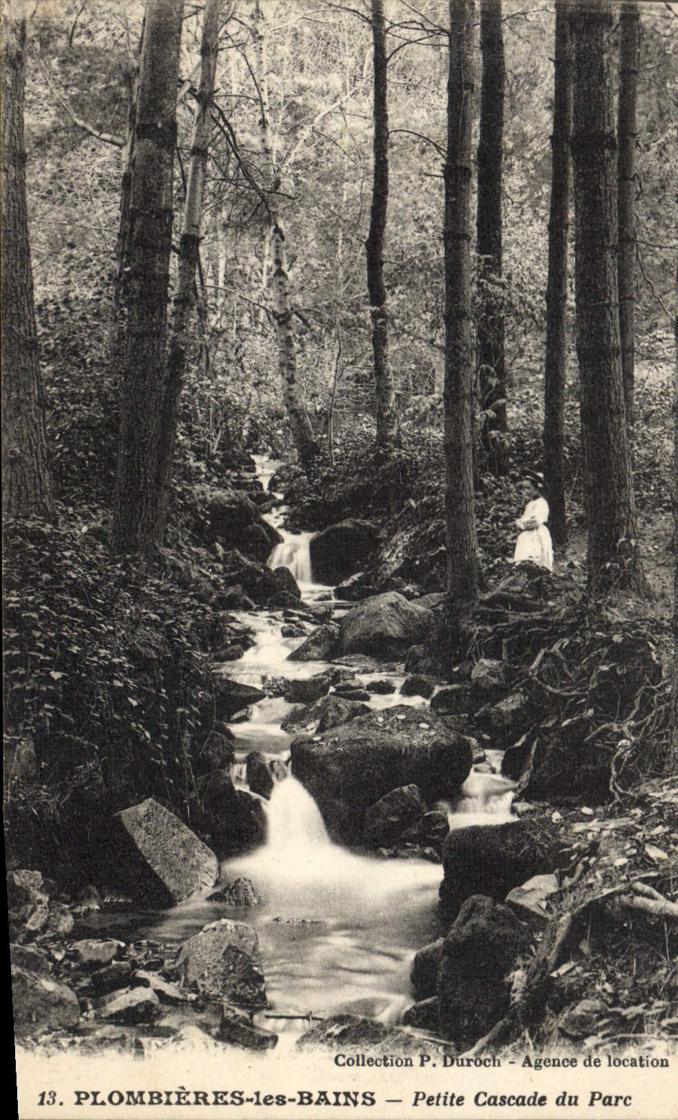Plombières-les-Bains — Petite Cascade du Parc — Collection P. Duroch - Agence de location