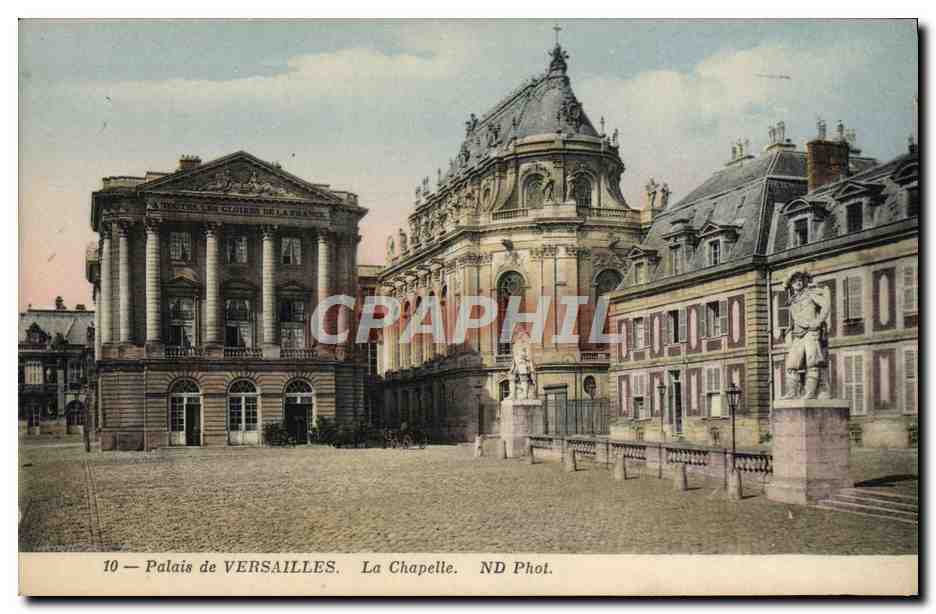 CPA Palais De Versailles La Chapelle