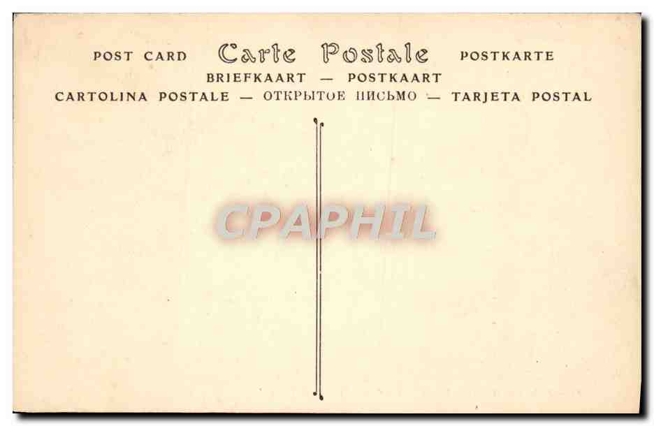 CPA Palais De Versailles La Chapelle — Verso