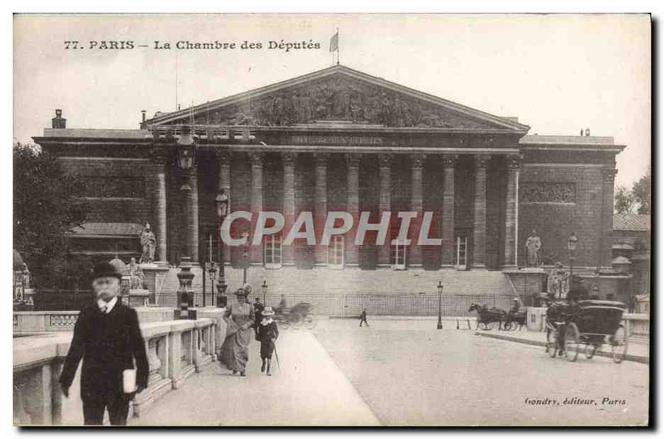 CPA Paris Le Chambre Des Deputes