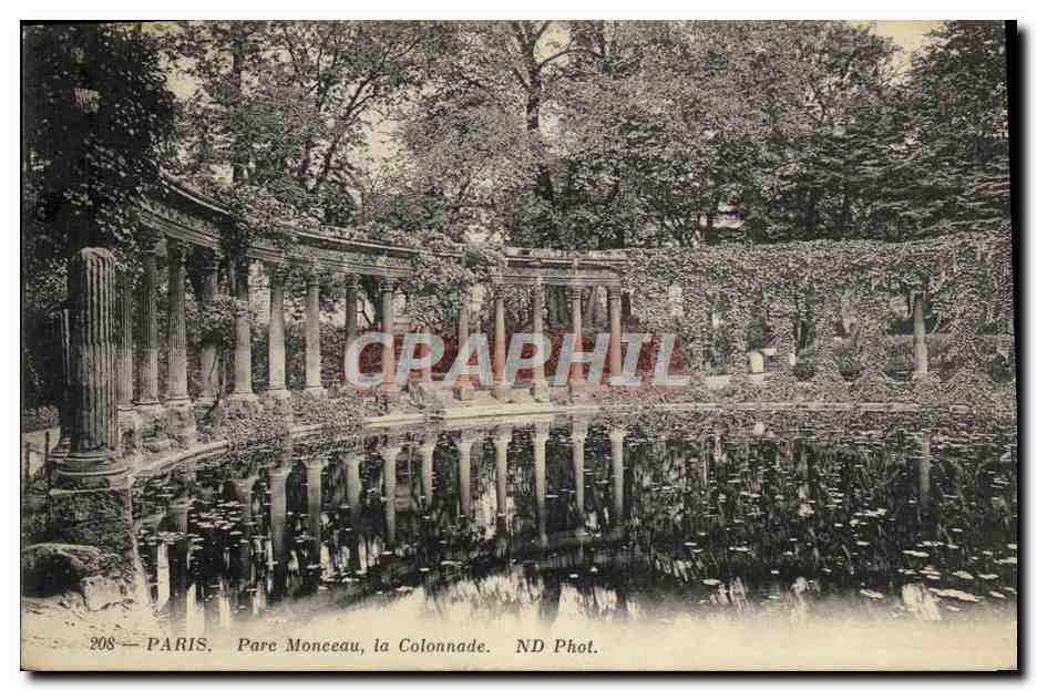 CPA Paris Parc Monceau La Colonnade
