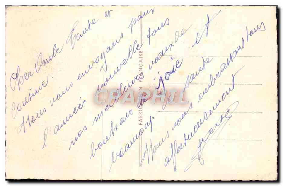 CPA Fantaisie Bonne Annee Fer a cheval — Verso