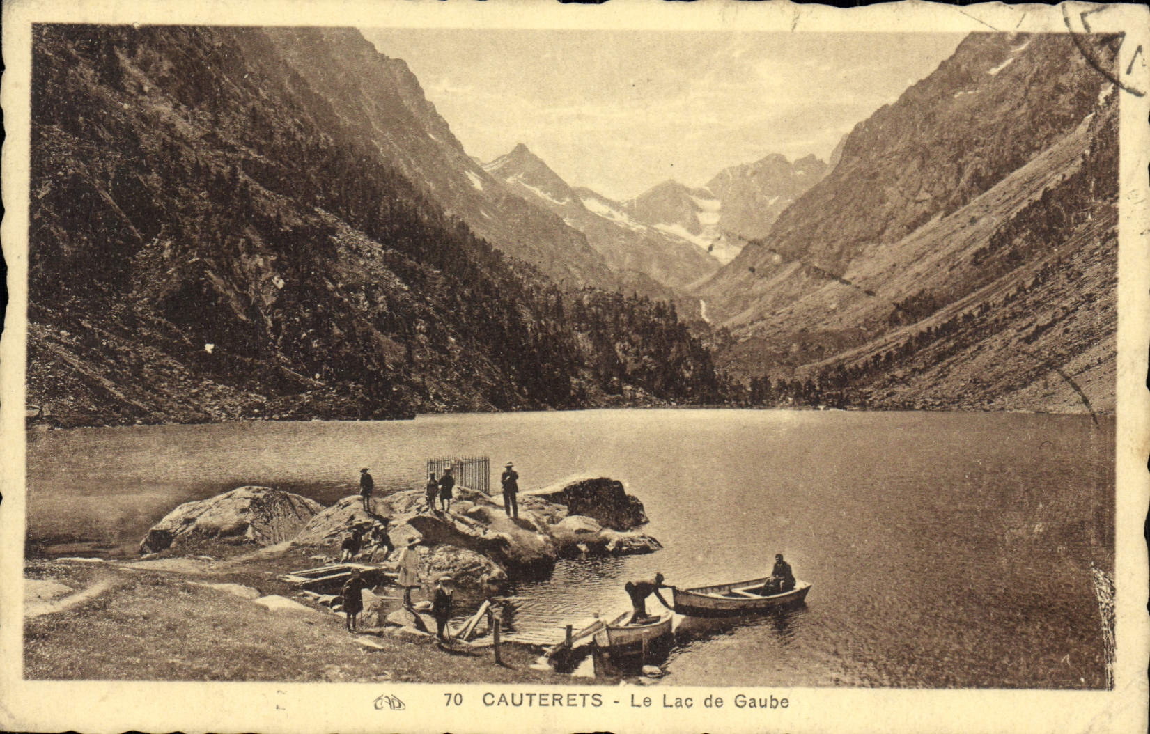 CPA Cauterets Le Lac De Gaube