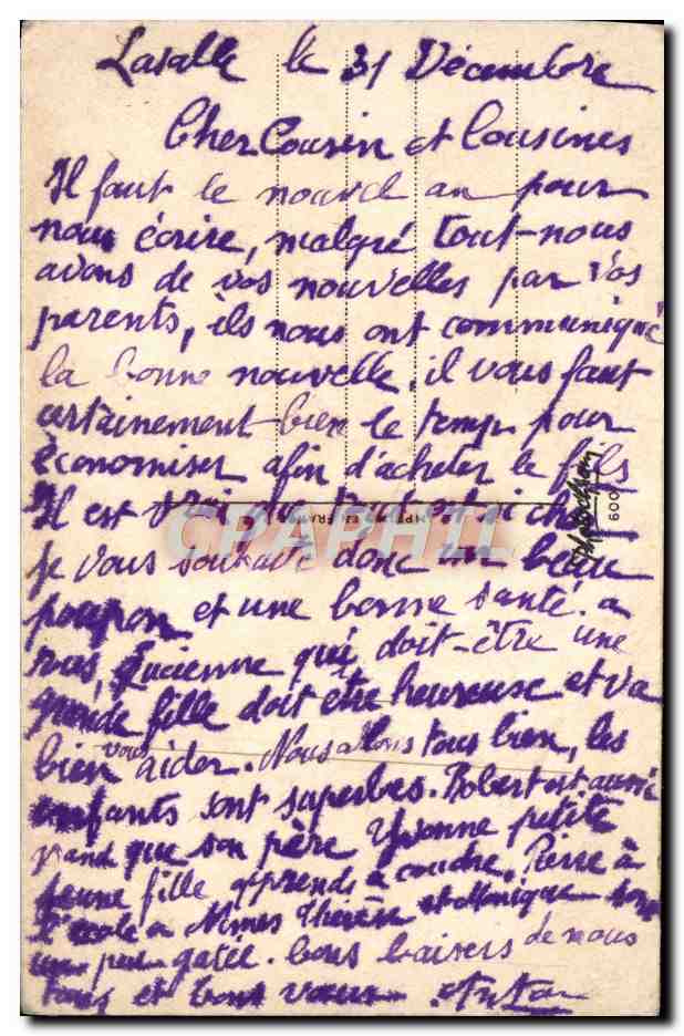 CPA Fantaisie Bonne Fete — Rückseite