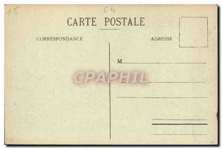 CPA Cambo Maison Rostand a Arnaga Entree de la Villa  — Rückseite