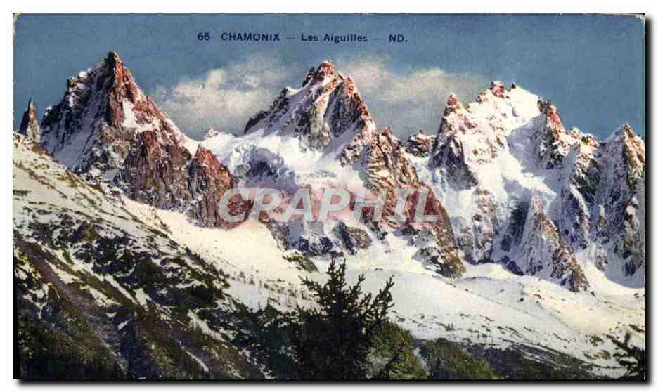 CPA Chamonix Les aiguilles