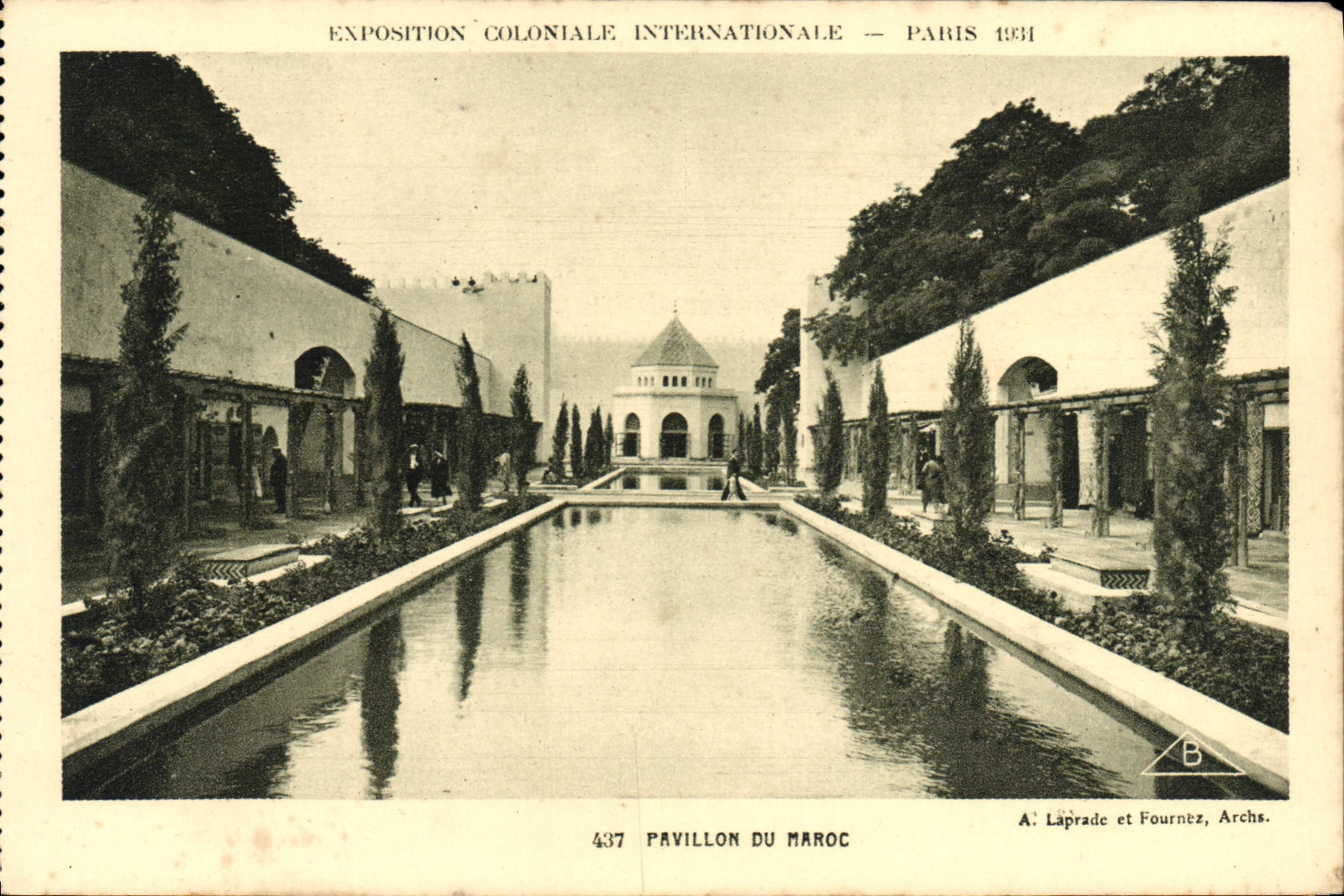 Pavillon du Maroc — Exposition Coloniale Internationale — Paris 1931 — A. Laprade et Fournéz, Archs.