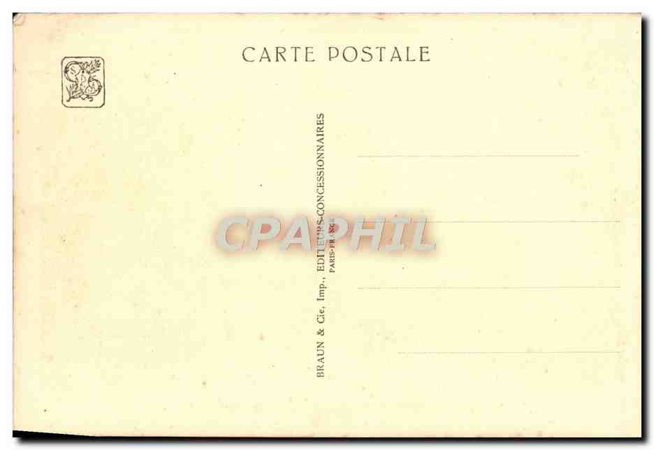 Palast der A.O.F. — Internationale Kolonialausstellung — Paris 1931 — G. Olivier et J. G. Lambert, Arch. — Rückseite