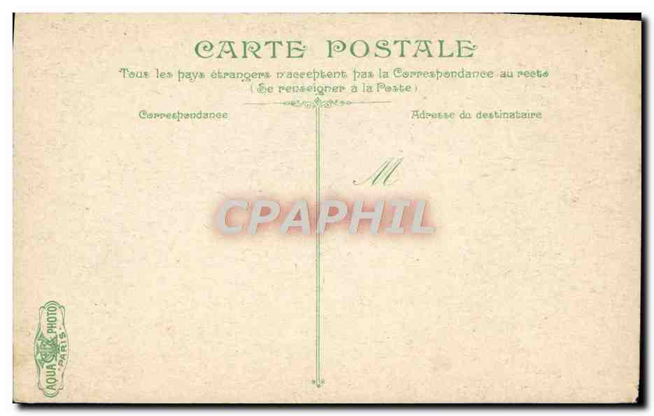 CPA Vichy L'entree du nouvel Etablissement Thermal — Verso