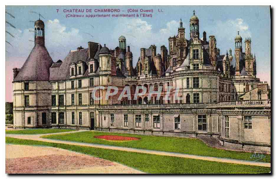 Château de Chambord — Côté Ouest — Éditions Adia