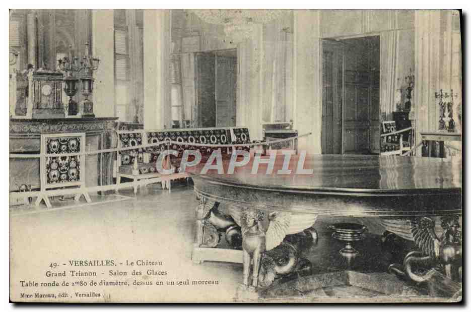 CPA Versailles Grand Trianon Salon des Glaces