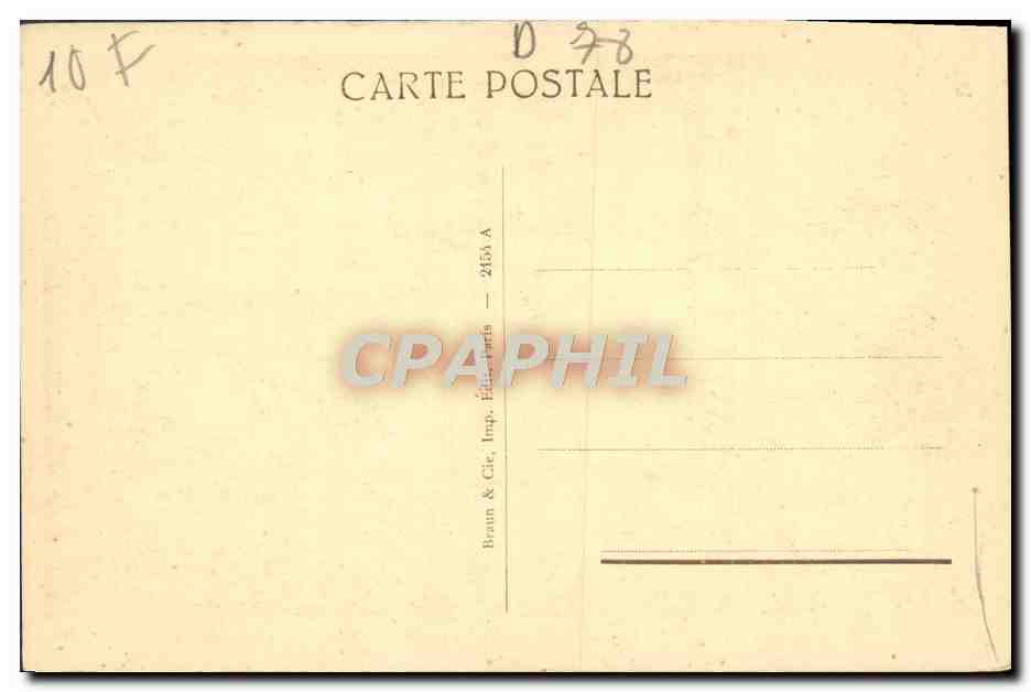 CPA Le Peristyle The Peristyle Grand Trianon Versailles — Rückseite