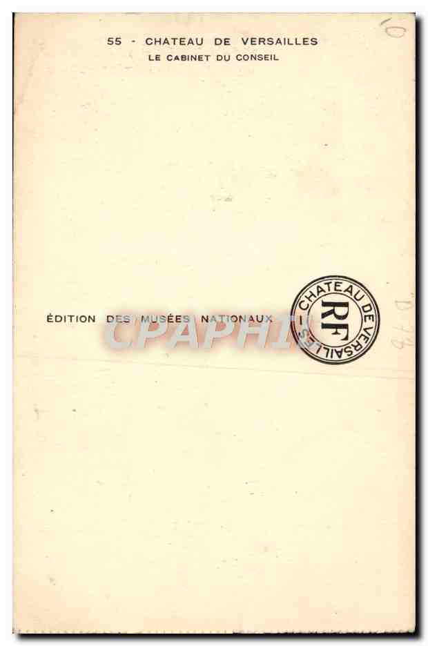 Château de Versailles — Le Cabinet du Conseil — Édition des Musées Nationaux — Reverso