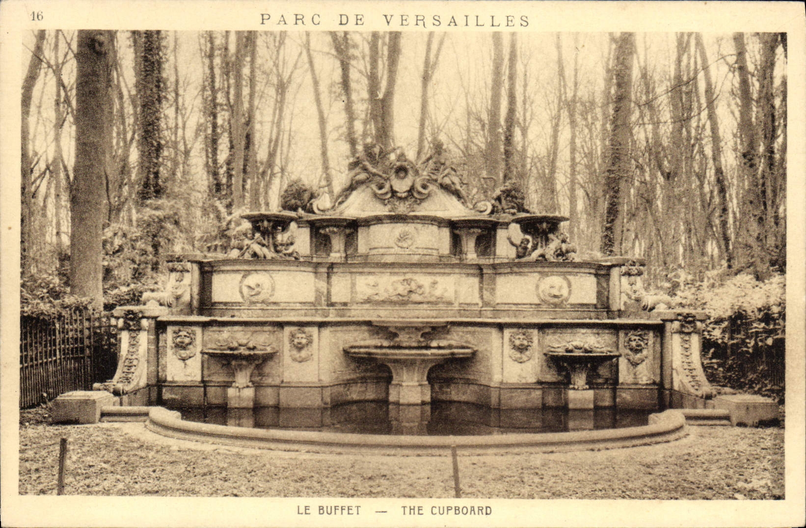 CPA Le Buffet Parc de Versailles