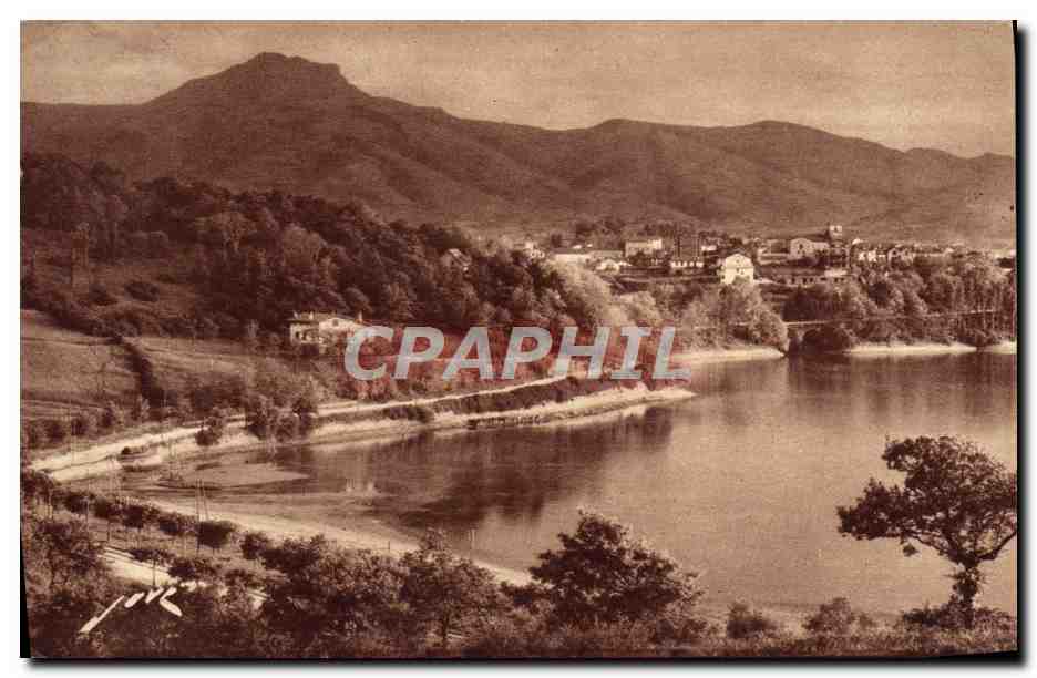 Hendaye-Plage (B.P.) — Le Pic de la Haya et Hendaye-ville, vus de Belle-Vue — Éditions JOVÉ, Pau (B.P.)