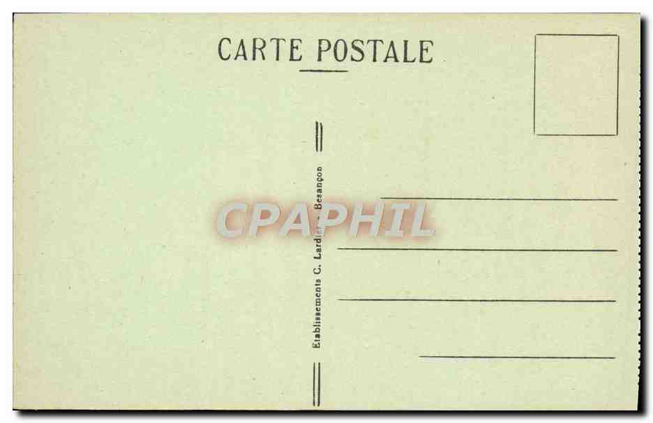 CPA Frontiere Franco Suisse Bassins Du Doubs en hiver Patinage au Pre du Lac  — Rückseite