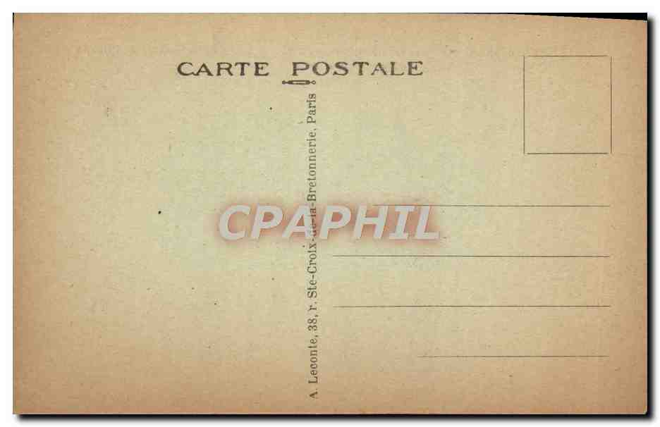 CPA Paris Avenue Des Champs Elysees Prise De I'Arc De Triomphe De I'Etoile — Rückseite