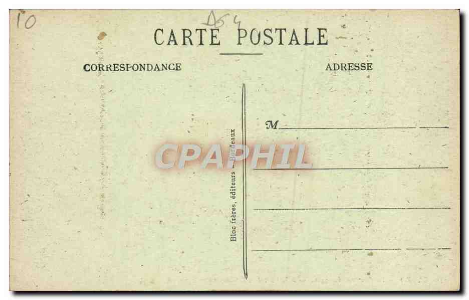 CPA Cambo La Fontaine Ferrugineuse Et Le Parc De I'Etablissement Thermal — Verso