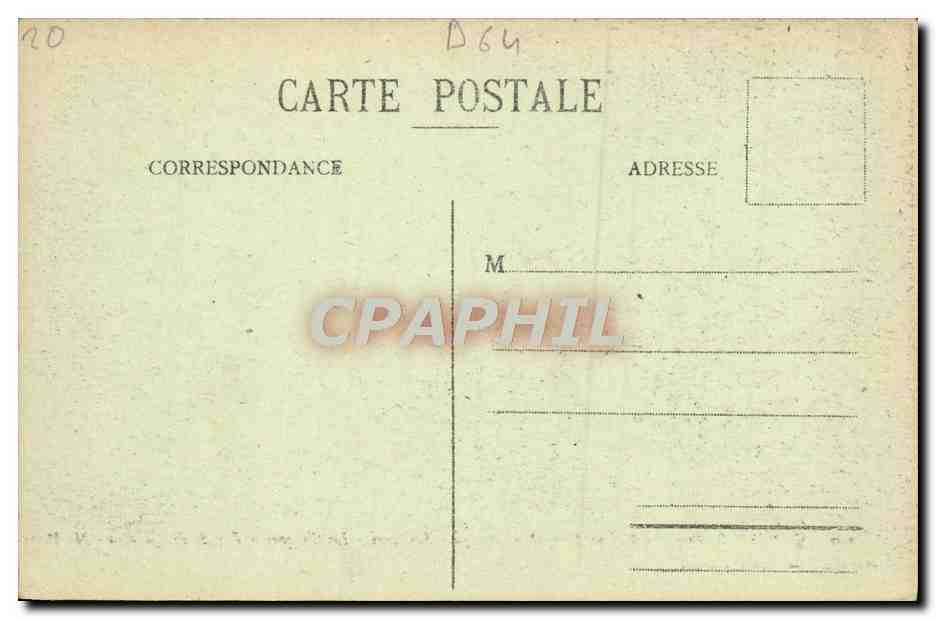 CPA Cambo Maison Rostand A Arnaga Les Buis Les Vasques Facade Des Jardins — Rückseite