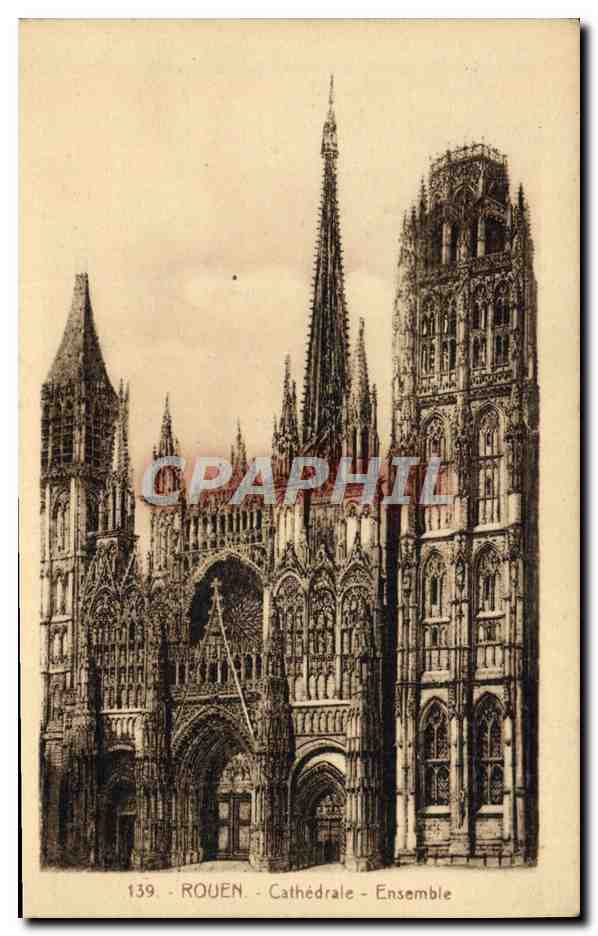 CPA Rouen Cathedrale Ensemble