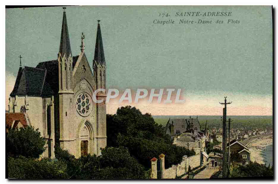 CPA Sainte Adresse Chapelle Notre Dame Des Flots