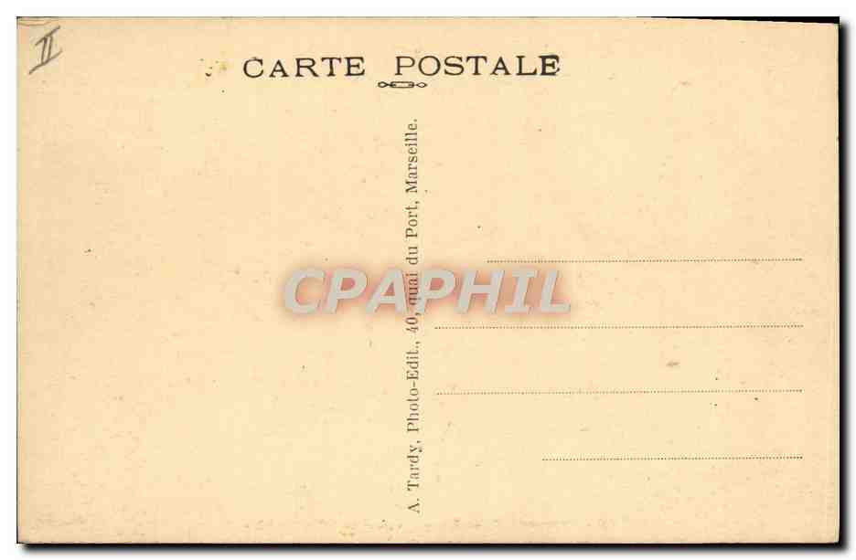 CPA Gemenos La Place De I Hotel De Ville — Rückseite