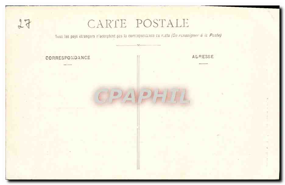 CPA Manoir D'Ango Varengeville La Loggia — Rückseite