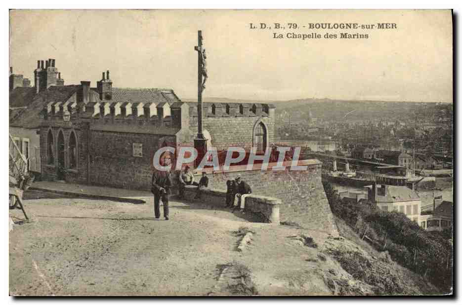 CPA Boulogne Sur Mer La Chapelle Des Marins