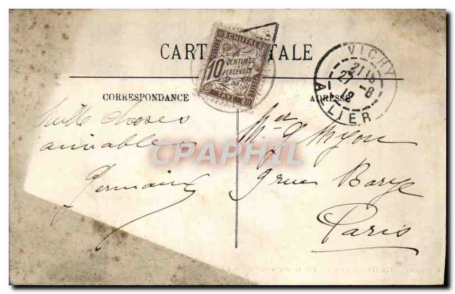 Vichy — Le Parc et la Galerie couverte — LL. n°198 — Rückseite