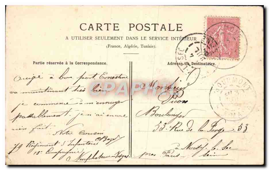 Domrémy — Haus der Jeanne d'Arc — Verlag MOROCOY — Rückseite