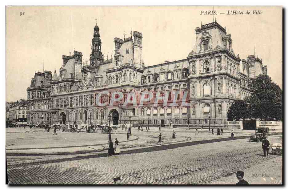CPA Paris L'Hotel De Ville