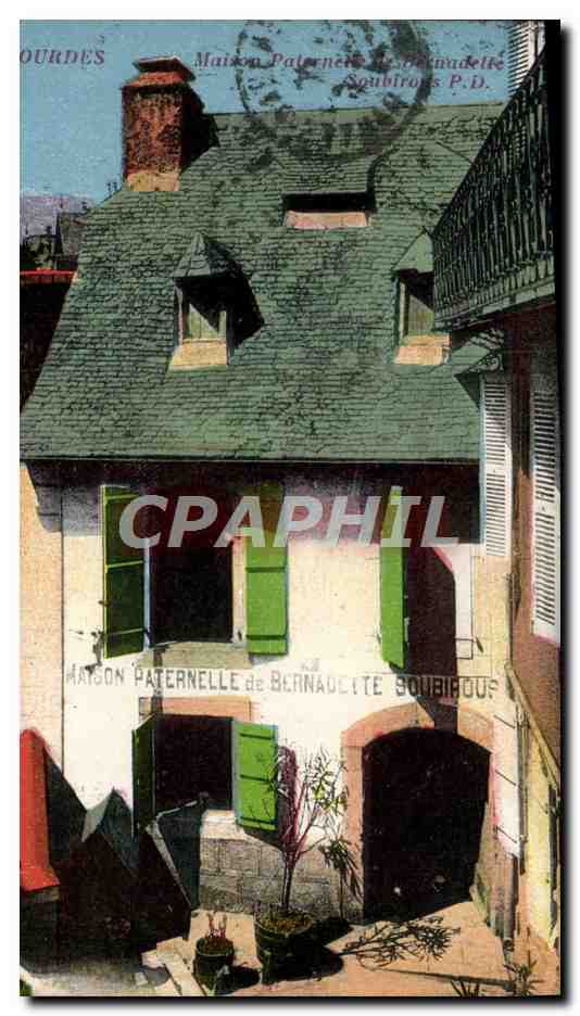 CPA Lourde Maison Paternelle de Bernadette Soubirous 