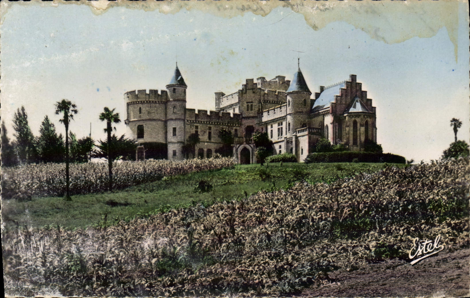 Château Abbadia — Environs d'Héndaye — Éditeur Estel, n°3318 - Anverso