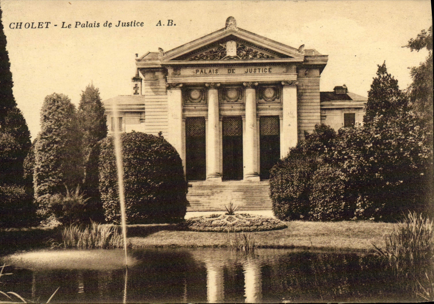 CPA Cholet Le Palais de Justice