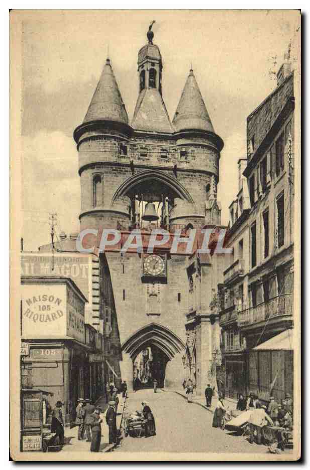 CPA Bordeaux La Tour De La Grosse Cloche Maison Riquard 