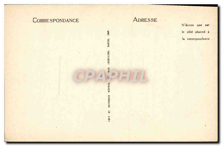 CPA Bellegarde Gorges Du Rhone sous Bellegarde  — Rückseite