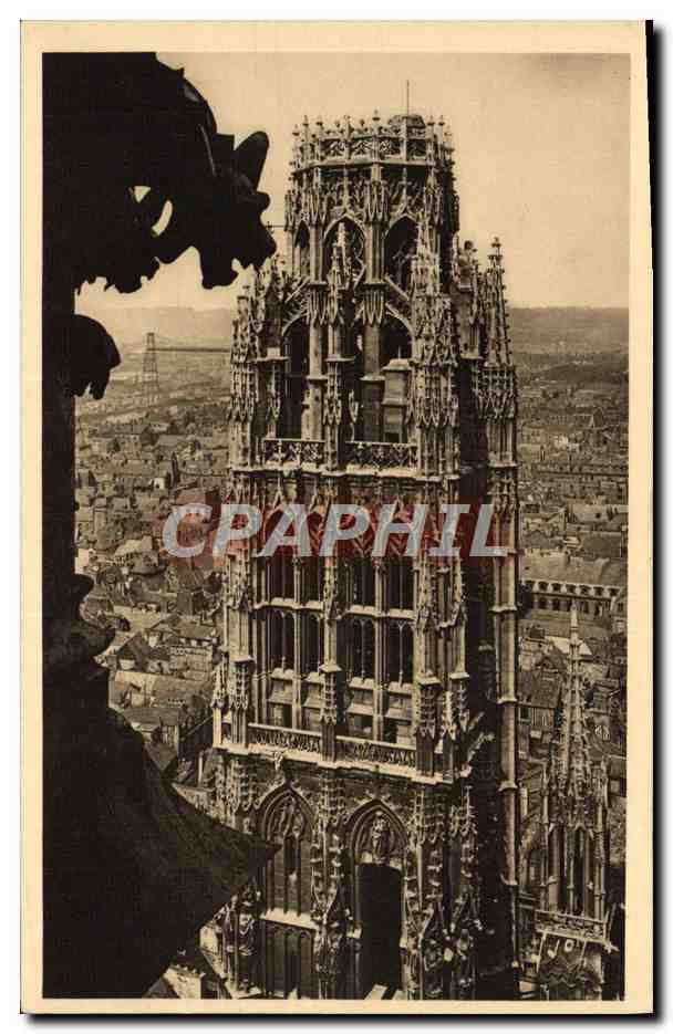 CPA Rouen La Tour du Beurre