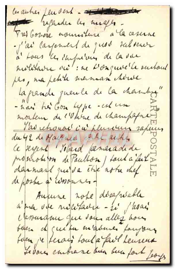 CPA Nancy La Cathedrale — Verso