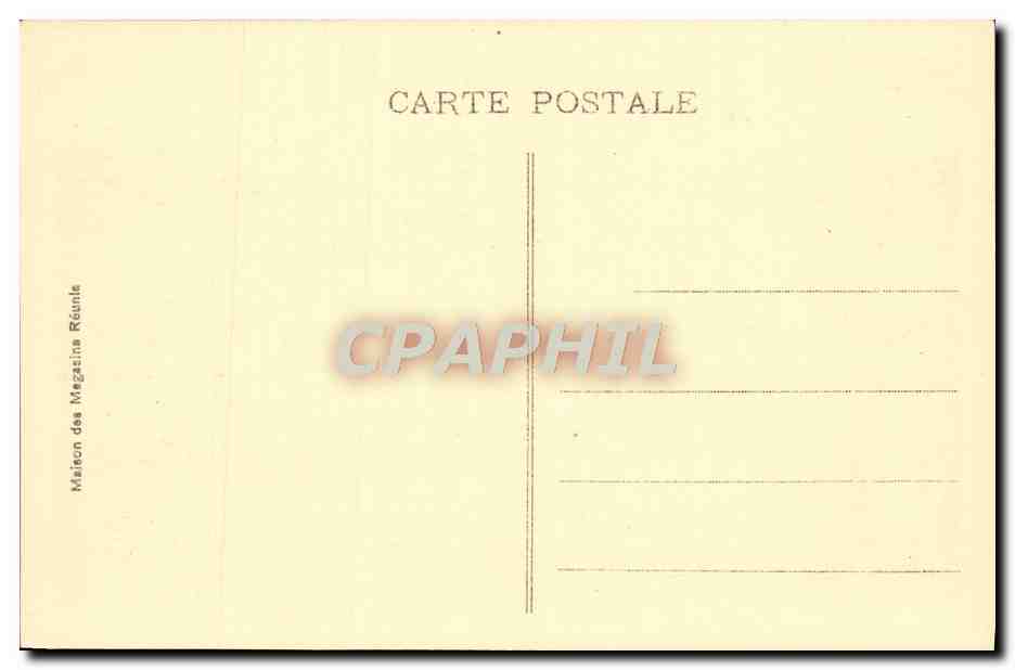 CPA Nancy Hemicycle De La Carriere Palais Du Gouvernement — Verso