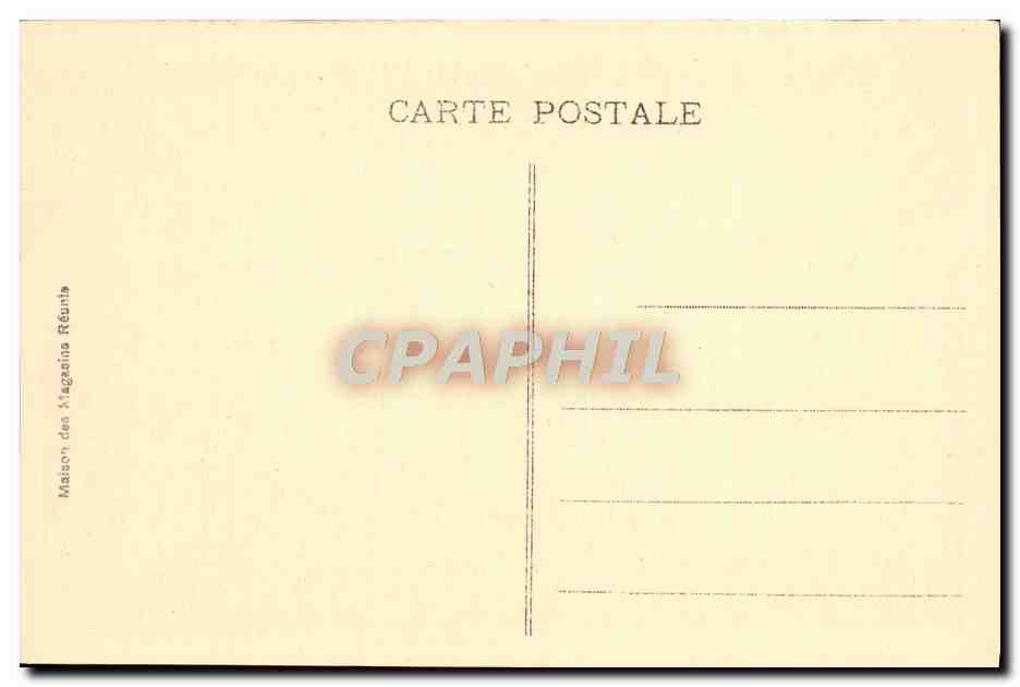 CPA Nancy Place De La Carriere — Verso