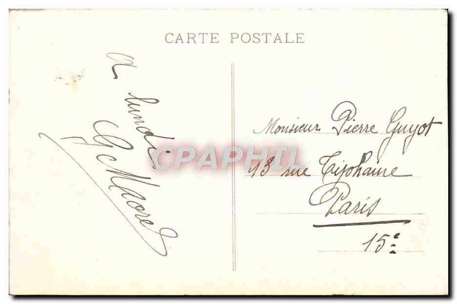 CPA Doual Hotel De Ville Et Beffroi  — Rückseite