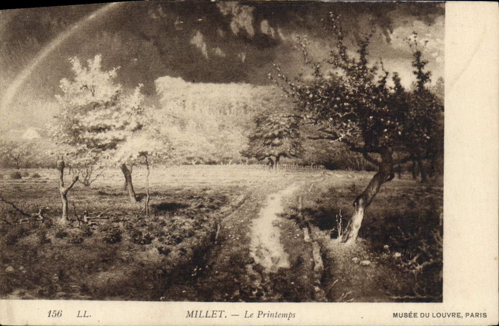 CPA Millet Le Printemps Musee Du Louvre Paris 