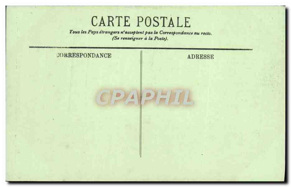 CPA Foret Compiegne Route De La Gouvernante — Rückseite
