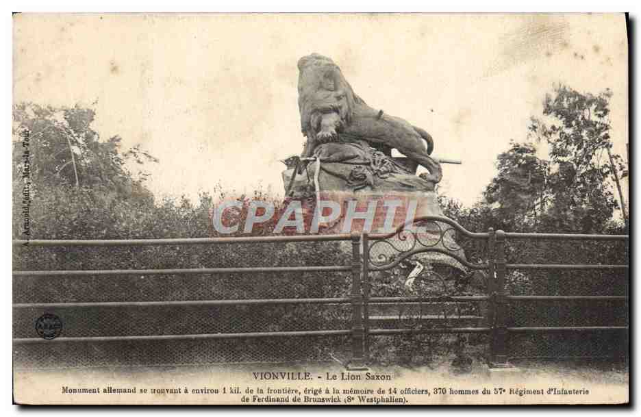 CPA Vionville Le Lion Saxon