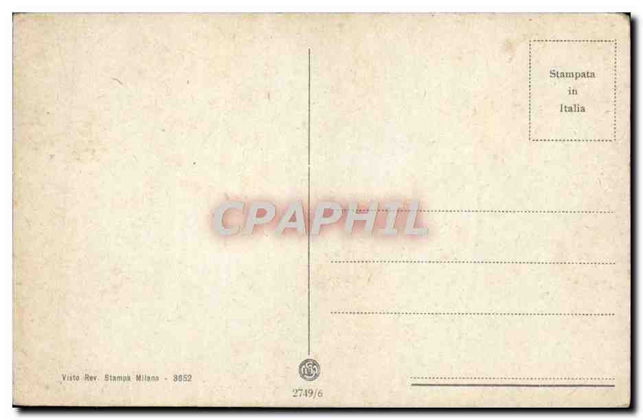 CPA Firenze Lung Arno Coi Tre Ponu — Rückseite