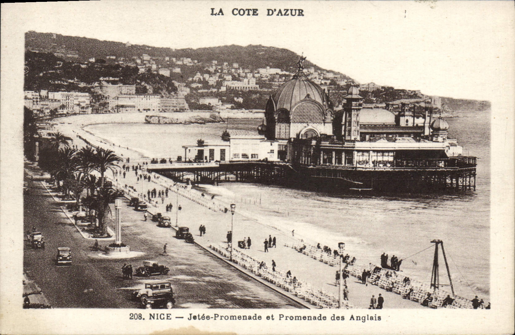 CPA Nice Jetee Promenade et Promenade des Anglais