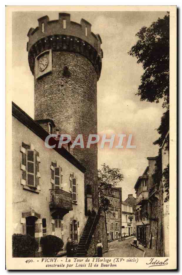 CPA Vichy La Tour de l'Horlage